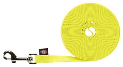 TRIXIE HONDENRIEM EASY LIFE SLEEPLIJN NEON GEEL 5 MTRX1,7 CM