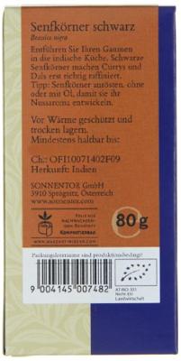 Zwart mosterdzaad bio