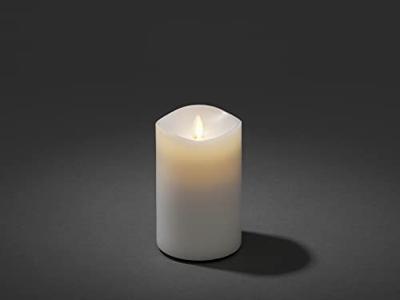 Konstsmide 1860-100 LED-kaars Wit Warmwit (Ø x h) 9 cm x 13 cm Konstsmide 1860-100 LED-kaars Wit Warmwit (Ø x h) 9 cm x 13 cm