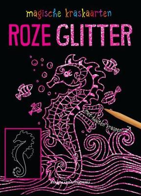 Magische kraskaarten: roze glitter (Paperback)