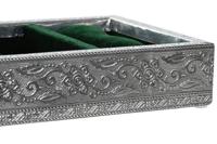 Doos-Juwelenkistje Home ESPRIT Groen Zilverkleurig Hout Aluminium 25 x 15 x 5 cm - thumbnail