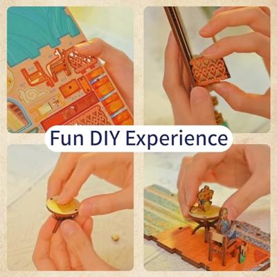 Tone-cheer BookNook Vincent's World DIY Modelbouw Knutselen