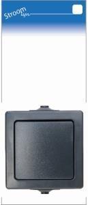 Kopp SWD opbouw schakelaar wissel antraciet - 6628261