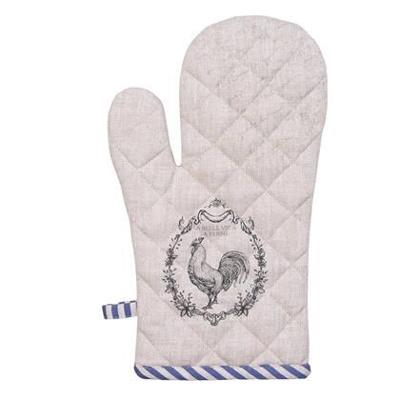 Clayre & Eef Ovenhandschoen haan 18x30cm