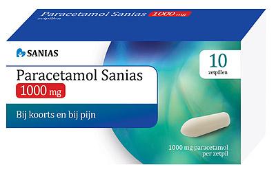 Sanias Paracetamol 1000 Mg (10zp) Sanias Paracetamol 1000 Mg (10zp)