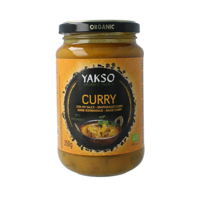 Yakso Curry wok saus bio 350 Gram