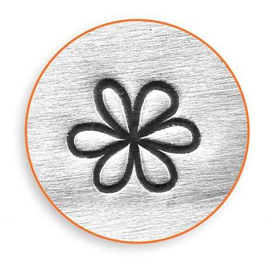 ImpressArt Embossing stempel, bloem, l: 65 mm, afm 6 mm, 1 stuk
