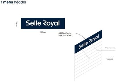 Selle Royal schapbord 1 meter met logo Selle Royal schapbord 1 meter met logo