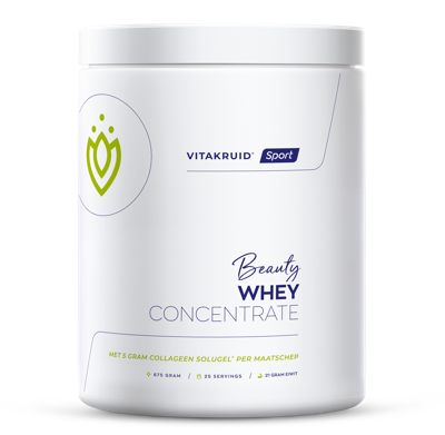 Vitakruid Beauty Whey protein met 5 gr Collageen Solugel 675 Gram