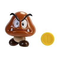 Super Mario Action Figure - Goomba with Coin - thumbnail