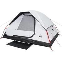 Koepeltent 4-persoons waterdicht verduisterend stof wit - thumbnail