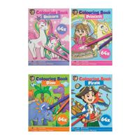 Creative Craft Group Uitdeelkleurboekjes, 12 stuks - thumbnail