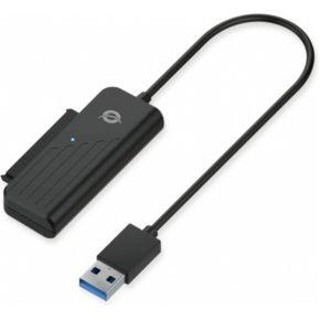 Conceptronic ABBY01B kabeladapter/verloopstukje USB A SATA Zwart Conceptronic ABBY01B kabeladapter/verloopstukje USB A SATA Zwart
