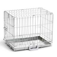 Hondenbench 1 deurs inklapbaar verzinkt 49 x 36 x 40 cm - thumbnail