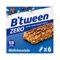 Hero b'tween zero melkchocolade 20 gr (10x 6-pack) - thumbnail