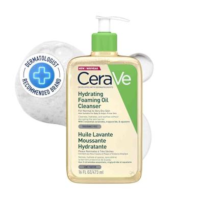 CeraVe Hydraterende Schuimende Reinigingsolie Normale tot Zeer Droge Huid 473ml