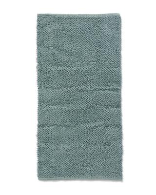 HEMA Badmat 60x120 chenille groenblauw (zeegroen)