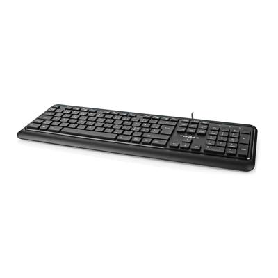 Nedis Bedraad Toetsenbord | USB-A | QWERTY | Scandinavisch | | 1 stuks - KBMU200BKND KBMU200BKND Nedis Bedraad Toetsenbord | USB-A | QWERTY | Scandinavisch | | 1 stuks - KBMU200BKND KBMU200BKND