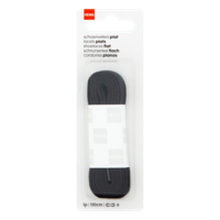 HEMA Schoenveter plat 120 cm (zwart) - thumbnail