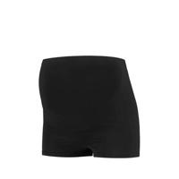 Zwangerschapsshort Positieshort Naadloos Zwart met shapewear effect - thumbnail
