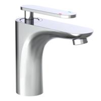 ORCA ééngreepsmengkraan wastafel, chroom keramische schijven geluidsarme, verwisselbare 35 mm-cartouche flexibele metalen aansluitslangen 400 mm volgens DVGW/KTW-A 1 ¼" (Ø ca. 4 cm) metalen-a - thumbnail