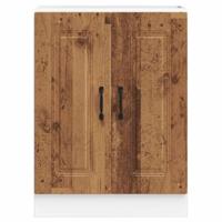 Spoelbakonderkast Kalmar 60x46x81,5 cm bewerkt hout oud hout - thumbnail