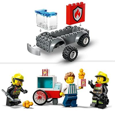 Lego City 60375 Brandweerkazerne en Brandweerwagen - thumbnail