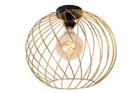 Lucide DANZA - Plafonnière - Ø 40 cm - 1xE27 - Mat Goud / Messing - thumbnail