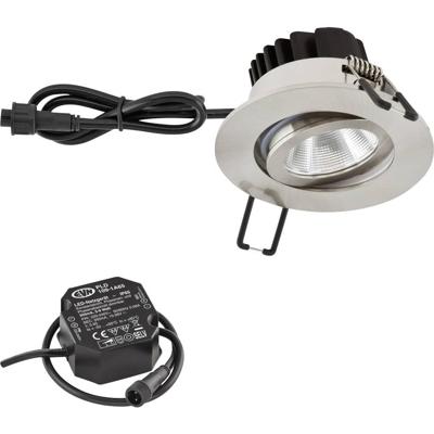 EVN PC650N91302 EVN Lichttechnik LED-inbouwlamp LED LED vast ingebouwd 8.4 W RVS EVN PC650N91302 EVN Lichttechnik LED-inbouwlamp LED LED vast ingebouwd 8.4 W RVS