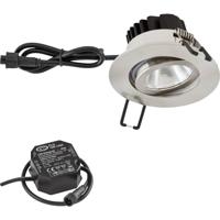 EVN PC650N91302 EVN Lichttechnik LED-inbouwlamp LED LED vast ingebouwd 8.4 W RVS - thumbnail