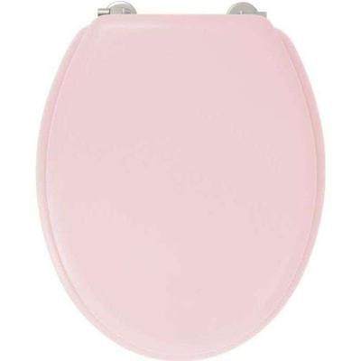 GELCO DESIGN Toiletzitting Dolce - Roestvrij stalen scharnieren - Gegoten hout - Rose crystal