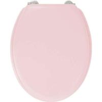 GELCO DESIGN Toiletzitting Dolce - Roestvrij stalen scharnieren - Gegoten hout - Rose crystal - thumbnail
