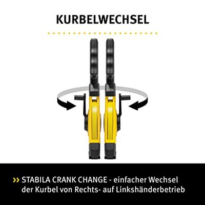 Stabila LBM 1000 Steel (cm) 19653 Rolmaat 100 m ABS Stabila LBM 1000 Steel (cm) 19653 Rolmaat 100 m ABS