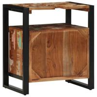 Badkamerkast 38x33x160 cm massief recycled hout - thumbnail