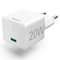 Hama Snellader USB-C PD/Qualcomm® Mini-oplader 20 W Wit - thumbnail