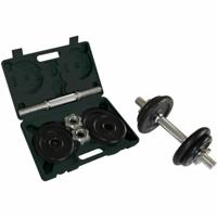 Halterset - SCHILDKROT - 10 Kg - Zwart - Volwassene - Complete lichaamstrainingset - thumbnail