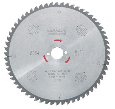 Metabo 628045000 Cirkelzaagblad 250 mm 1 stuk(s) Metabo 628045000 Cirkelzaagblad 250 mm 1 stuk(s)