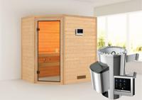 Karibu | Jella Sauna | Kachel 3,6 kW Externe Bediening - thumbnail