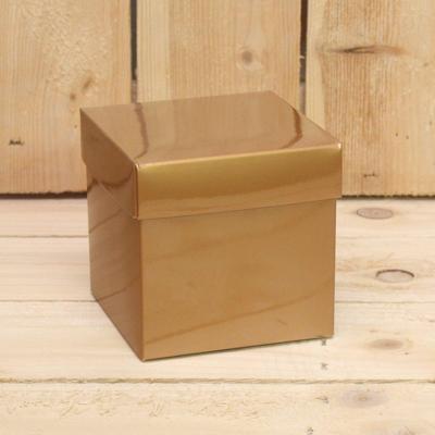 Bonbon doosjes - Chocolade doosje - Koper KUBUS - 24 stuks