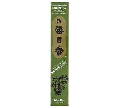 Japanse Wierookstokjes GrTea Morningstar - Set van 50