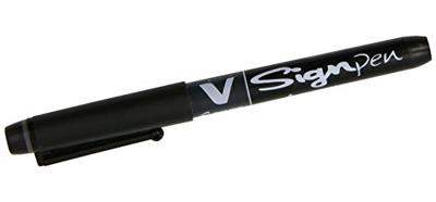 Pilot Fineliner V-Sign Pen zwart