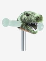 Pluchen hoofd voor GLOBBER-stuur olijf - thumbnail