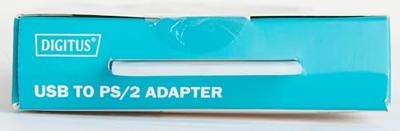 Digitus USB / PS/2 Toetsenbord/muis Adapterkabel [1x USB-A 2.0 stekker - 2x PS/2-bus] 10.00 cm 10.00 cm Transparant