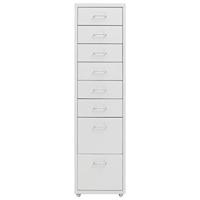 Ladeblok verrijdbaar 28x41x109 cm metaal grijs - thumbnail