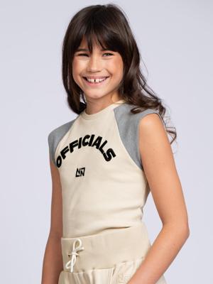 Officials Raglan Rib Top Wood Ash/Dark Grey Melange Officials Raglan Rib Top Wood Ash/Dark Grey Melange