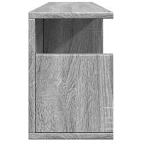 Wandkast 80x20x30 cm bewerkt hout grijs sonoma eikenkleurig - thumbnail