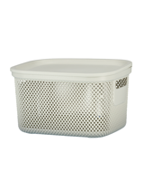 Opbergdoos met deksel - Grijs - thumbnail