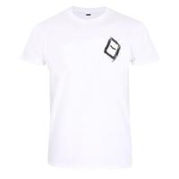 T-Shirt met Korte Mouwen DC Comics Batman Card Wit Unisex - Maat: S - thumbnail