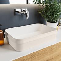 MONDIAZ ARVO Waskom solid surface 55cm kleur Linen / Talc - thumbnail