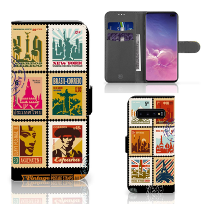 Samsung Galaxy S10 Plus | Flip Cover | Postzegels Samsung Galaxy S10 Plus | Flip Cover | Postzegels